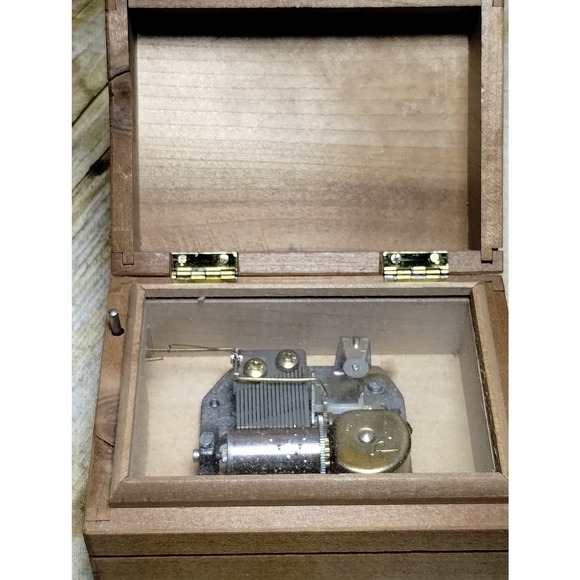 Vtg Hummel Kids Wood Music Box Japan  (ebab) - Picture 4 of 8